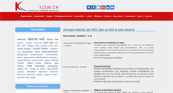 Desktop Screenshot of kouik.ch